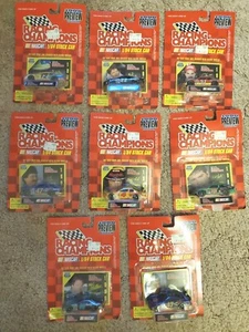 NASCAR Racing champions 1996 Preview Edition Diecast 8 Race Car Lot Scale 1:64 - Picture 1 of 10