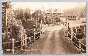 RPPC Nueva Entrada a Brook Forest Inn Evergreen CO UNP Sanborn P293 1925-1942 - Imagen 1 de 2