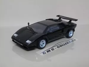LAMBORGHiNi COUNTACH LP5000S 1988 NERO BLACK WELLY 1/24 (NO EDiCOLA BURAGO IXO) - Foto 1 di 6