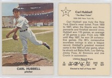 1961 Golden Press Hall of Fame Carl Hubbell #6 HOF