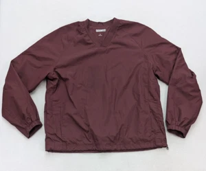 Joes USA Men's Jacket Size XL V-Neck Maroon Pullover Windbreaker Lightweight - Picture 1 of 18