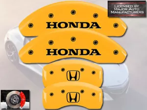 2016-2021 "Honda" Civic EX LX EXL Front Rear Yellow MGP Brake Caliper Covers "H" - Bild 1 von 10
