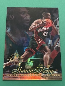 SHAWN KEMP 1996-97 Flair Showcase Grace Row 1 #30 Seattle SuperSonics