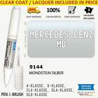 9144 Touch Up Paint for Mercedes Benz MB Silver A KLASSE B CLA GLA GLB 144 MONDS