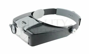 Quality Optics® USA beleuchtete verstellbare Juwelierlupe (1,5x - 8,5x) Visier - Bild 1 von 6