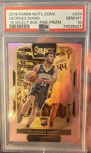2016-17 Select Prizm National Convention Georges Niang PINK /15 PSA 10 Pop. 1! - Bild 1 von 2