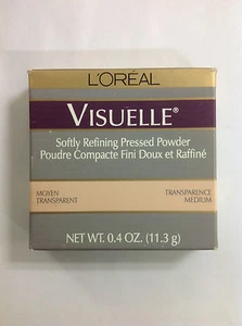 Polvo prensado de refinación suave L'Oreal Visualle (transparencia media) 0,4 oz. - Imagen 1 de 5