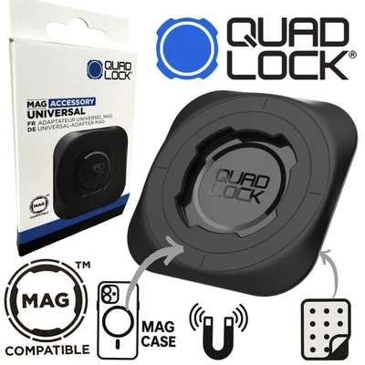 QUAD LOCK MAG Universal Adapter Handy Case Magnet klebe Pad Rückseite Smartphone - Bild 1 von 4