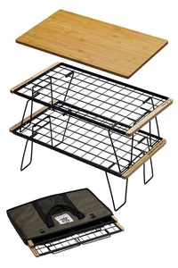 ChillCamping Field Rack Camping Outdoor Table Bonfire Table Field Shelf 699 - Picture 1 of 7
