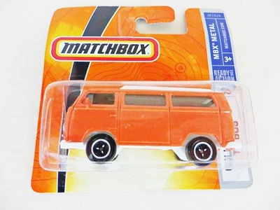 MATCHBOX MBX METAL 55 'VW / VOLKSWAGEN T2 KOMBI BUS' ORANGE. MIB/BOXED/CARDED - Image 1 of 4