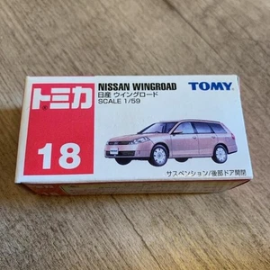 [New ] No. 18 Nissan Wingroad Discontinued Tomica Minicar - Picture 1 of 2