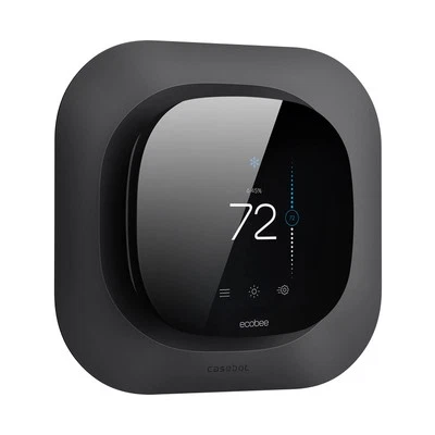 Matte Black Wall Plate for 2022 Ecobee Smart Thermostat Premium Enhanced - Image 1 of 4