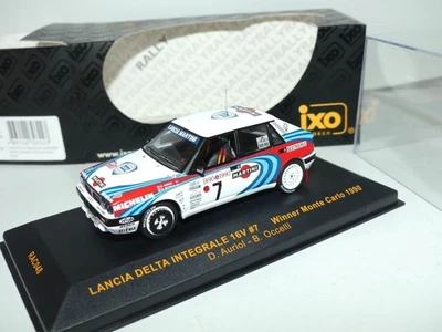 LANCIA DELTA INTEGRAL N°7 RALLYE MONTE CARLO 1990 D. AURIOL IXO RAC048 1:43 - Photo 1/2