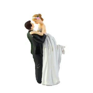 Wedding Cake Toppers Bride and Groom, Wedding Party Cake Topper Figurines, Br... - Picture 1 of 6