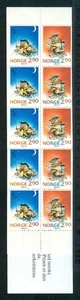 NORVEGIA 1988 Natale 10v in libretto MNH** - Picture 1 of 1