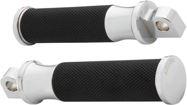 Arlen Ness Smooth Fusion Footpegs For Harley-Davidson Male Mount Chrome - Image 1 of 1