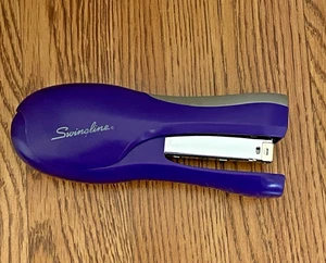 Swingline Stapler Hand Held Purple 7" - Picture 1 of 6
