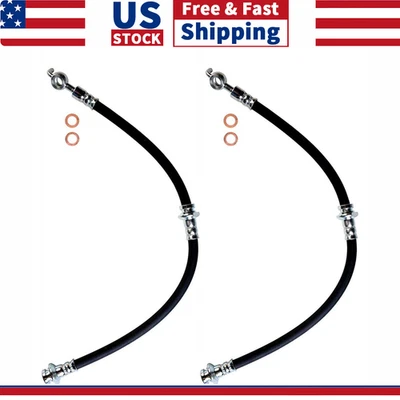 2x Front Brake Hose Brake Line For 1996 1997 1998 1999 Acura SLX - Изображение 1 из 4