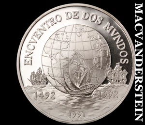 Chile: 1991 Ten Thousand Pesos Silver - Rare Proof No Reserve #D4629 - Bild 1 von 2