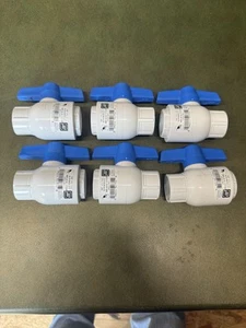 Spears 2622-007 3/4" FPT Compact ball valve Lot of 6 150 PSI EPDM IPS PVC USA - Picture 1 of 4