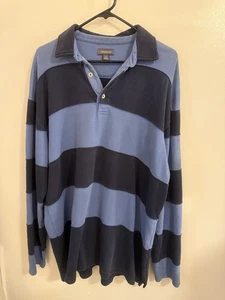 Camisa de rugby de manga larga para hombre Croft And Barrow talla L alta - Imagen 1 de 2