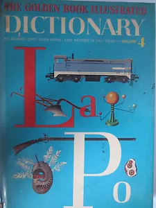 The Golden Book Illustrated Dictionary Vo 4 Stuart Courtis Garnette Watters 1961 - Picture 1 of 8