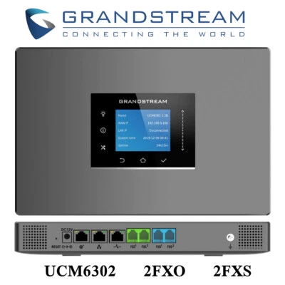 Grandstream UCM6302 IP PBX 2 FXO 2 FXS Appliance - Image 1 of 2