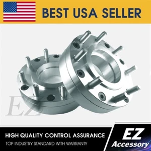 2 Wheel Adapters 5x5.5 To 8x170 Thickness 2" Hub Centric To Super Duty Wheels - Picture 1 of 6