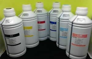 6 x 1000ml Refill Bulk Dye Ink compatible for Epson Printer artisan 1430 50 1400 - Picture 1 of 1