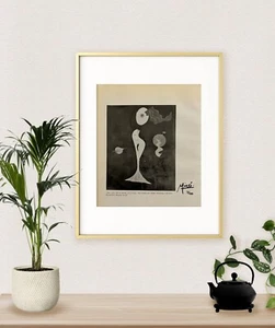 Original Joan Miró signed lithograph, coa and appraisal for $3,500 usd. - Picture 1 of 11