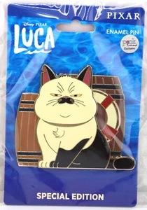 Disney Luca cat Machiavelli LE 300 pin PALM Limited Edition Pixar - Picture 1 of 1