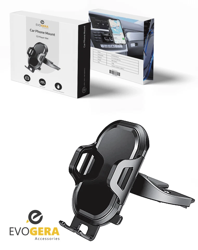 Universal CD Slot Car Mount Phone Holder - Image 1 of 1