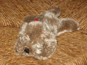 Steiff Floppy Raudi Dog Mohair 5637/17 KFS All IDS - Picture 1 of 8