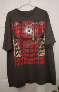 I Am Ironman Disney Marvel Erwachsene Größe XXL Kurzarm T-Shirt 100% Baumwolle ☆ Neu mit Etikett - Bild 1 von 10