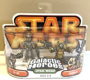 Star Wars 2004 Galactic Heroes IG-88 & Zuckass NEW - Picture 1 of 2