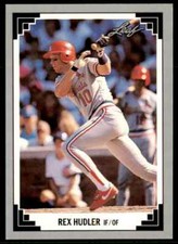1991 Leaf Rex Hudler St. Louis Cardinals #212