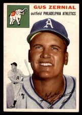 1954 Topps Baseball #2 Gus Zernial EX *f1