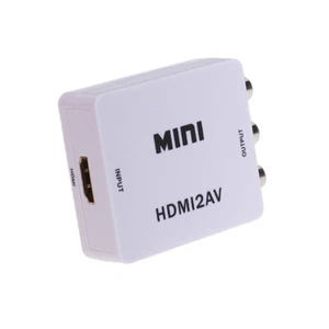 B13C HDMI auf RCA Adapter HDMI zu AV 3RCA CVBS Konverter für PC DVD TV Beamer - Bild 1 von 11