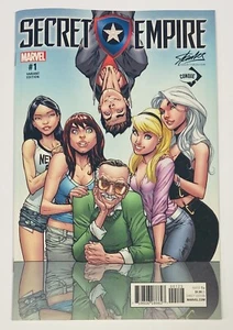 Marvel Secret Empire #1 Spider-Man ASM Stan Lee Campbell Cubierta A Conque 2017 MCU - Imagen 1 de 2