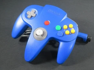 64 controller blue pad n64 Nintendo Japan official tested /n64 Japanese game jp - Picture 1 of 19
