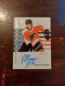 2019-20 PHILIPPE MYERS Future Watch AUTO Rookie Card # 298 / 999 SP Authentic - Picture 1 of 2
