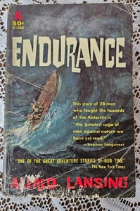 ENDURANCE BY ALFRED LANSING RARE HARD TO FIND 1959 VINTAGE PAPERBACK ADVENTURE - Bild 1 von 6