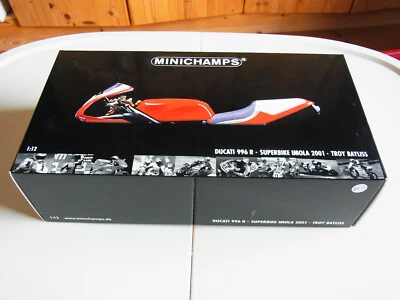 Minichamps 1/12 Ducati 996R Infostrada #21 Superbike Imola 2001 Troy Bayliss ovp - Bild 1 von 4