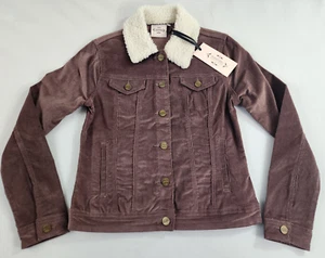 Nanette Lepore women jacket N319D1AX5J pepper corn brown cotton sz S - Picture 1 of 8