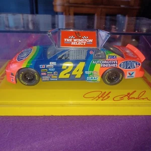 JEFF GORDON #24 THE WINSTON SELECT NASCAR WINNER MAY 20, 1995 DISPLAY CASE NEW - Picture 1 of 7