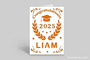 Personalized Class of 2025 Graduation Cards - Papercut Greeting Cards (#25204) - Picture 1 of 13