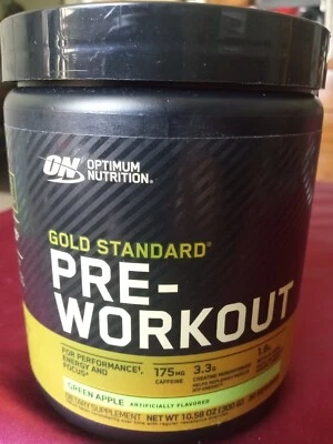 Optimum Nutrition Gold Standard Pre Entrenamiento Manzana Verde 30 porciones Foto 1 de 4