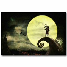 20A121 The Nightmare Before Christmas Art Poster Silk Deco 12x18 24x36