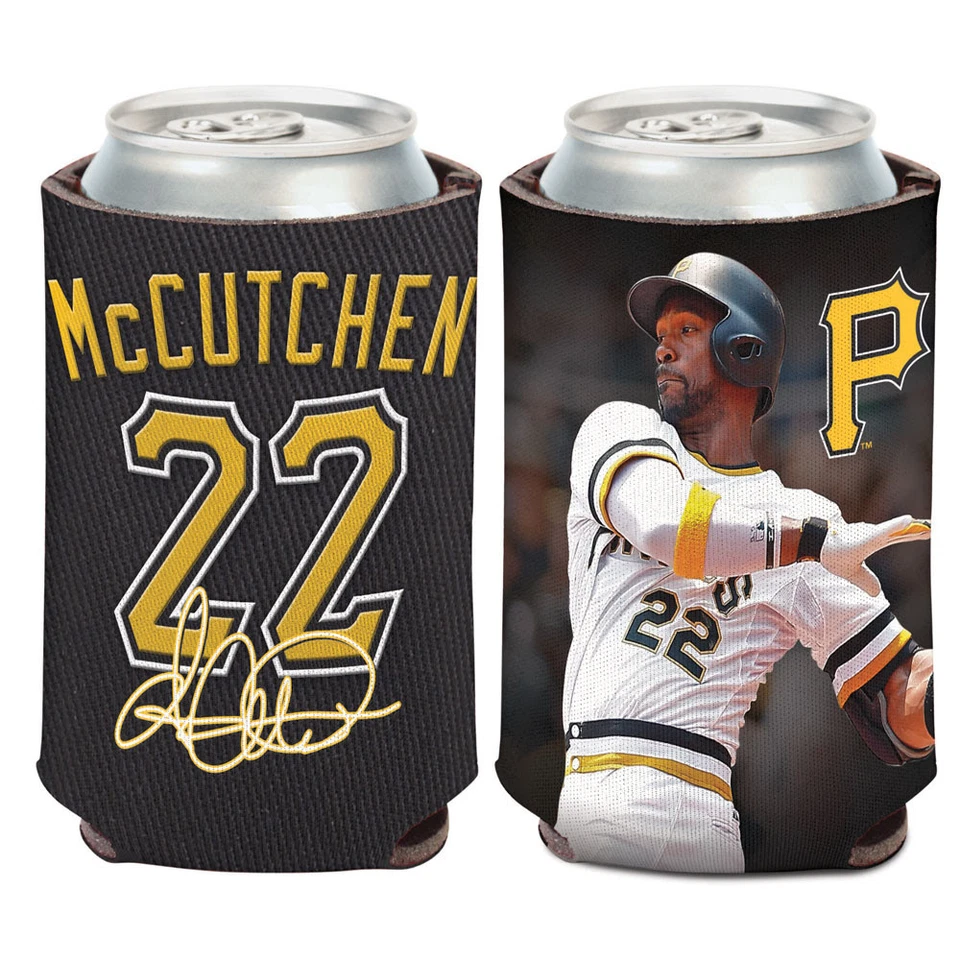 Pittsburgh Pirates Can Cooler 12 oz. Andrew McCutchen Koozie - Image 1 of 1