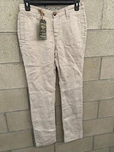 Pantalones de mezclilla Baxter Stitch's auténticos de lino con etiqueta platino talla 30 nuevos con etiquetas - Imagen 1 de 8